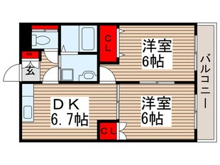 エーデルブルーメスズキの物件間取画像